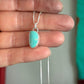 Royston Royal Blue Turquoise Little Necklace in Sky Blue v4