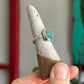 Patagonia Turquoise Stamped Band Ring in size 7.75