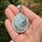 New Lander Variscite Art Deco Pendant Natural and High Grade
