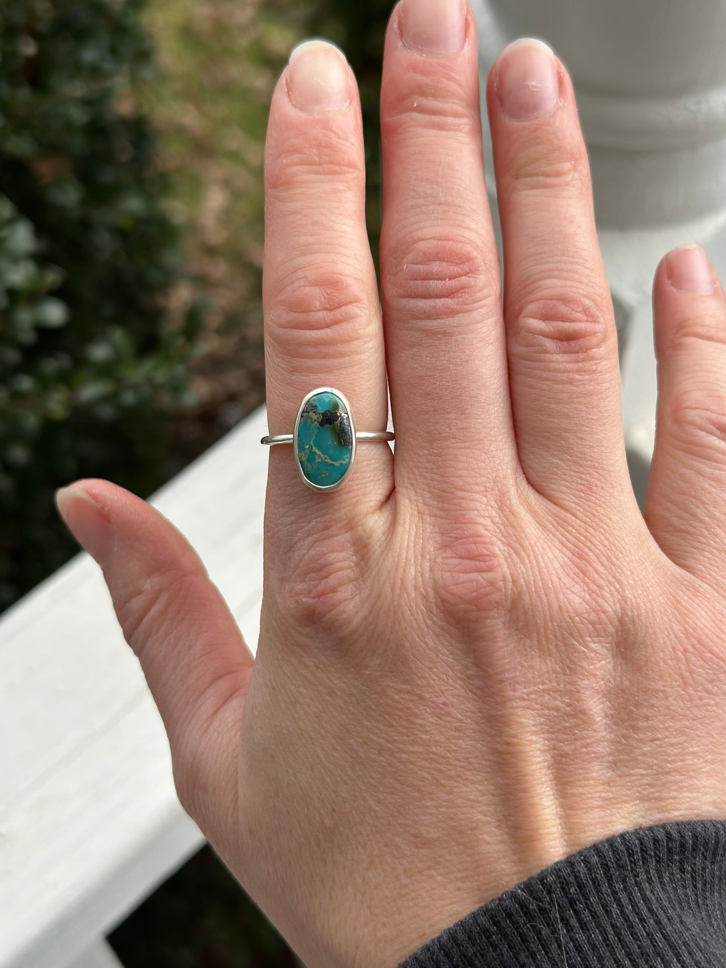 Sonoran Gold Turquoise Ring in size 8.5