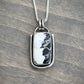 White Buffalo Art Deco Pendant