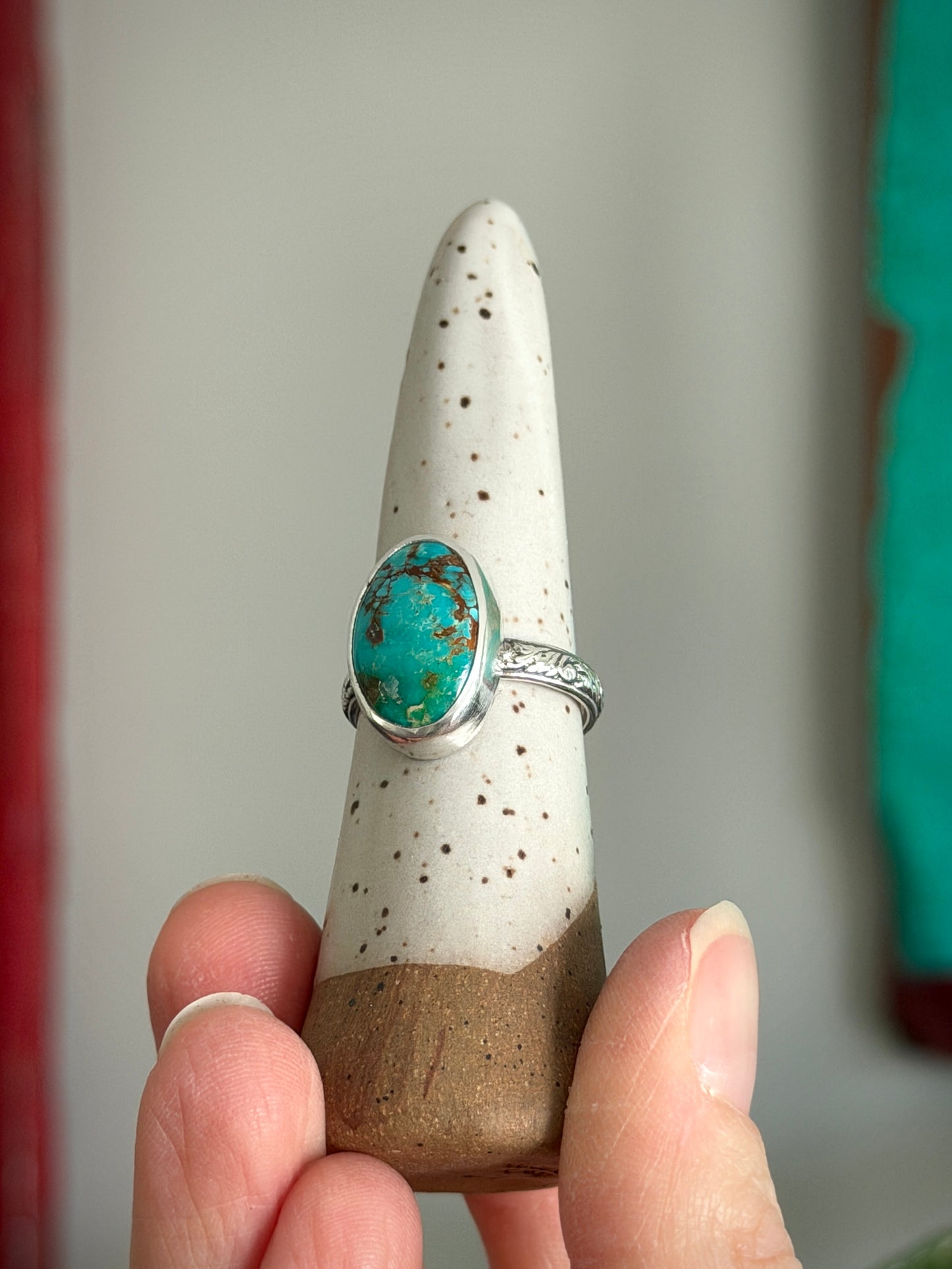 Sierra Bella Turquoise Ring in size 8.5