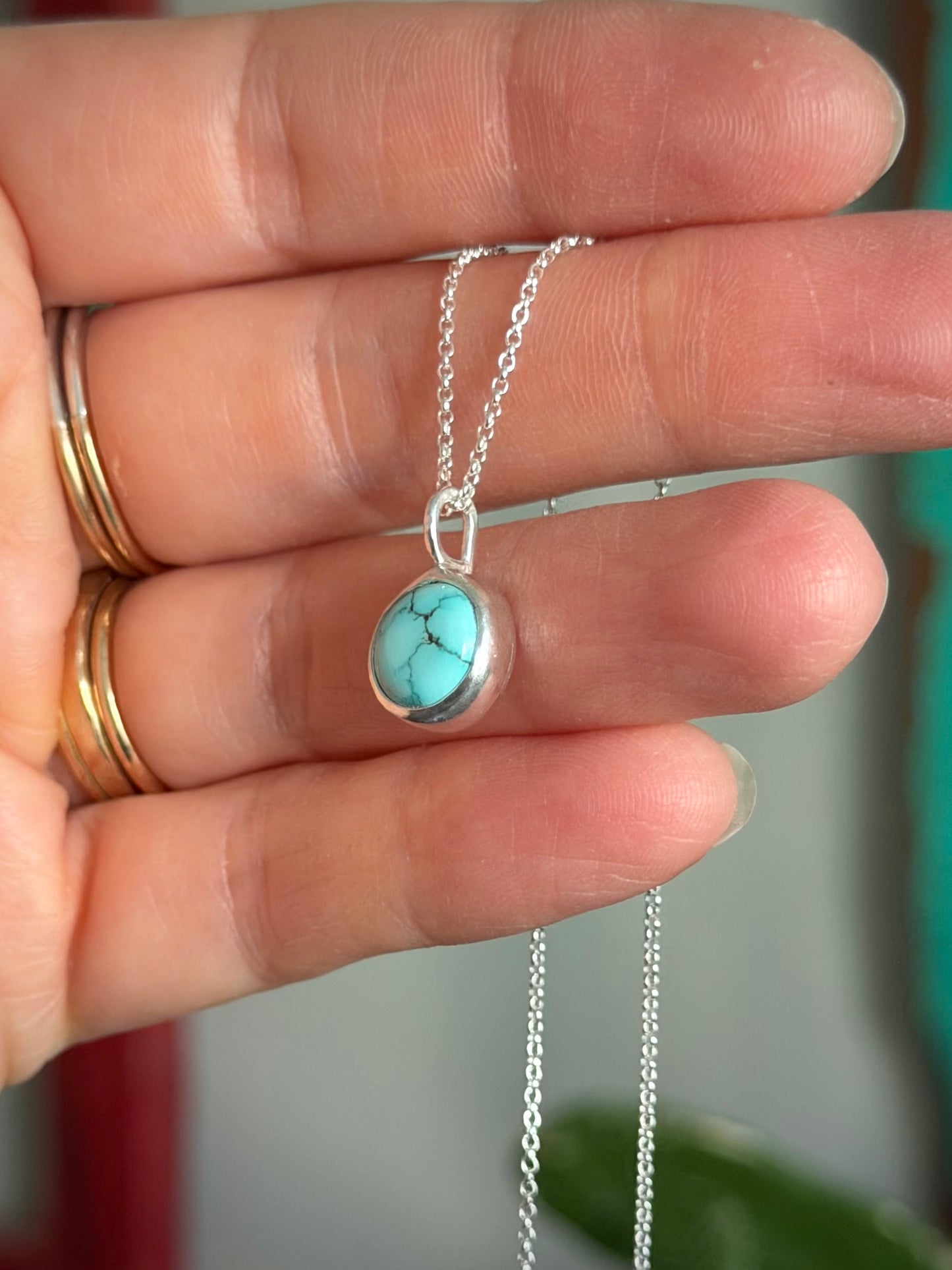 Lone Mountain Turquoise Little Necklace