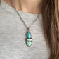 Color Totem Royston Turquoise + Emerald Basin Variscite Pendant