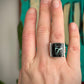 San Pedro Variscite Ring in size 8