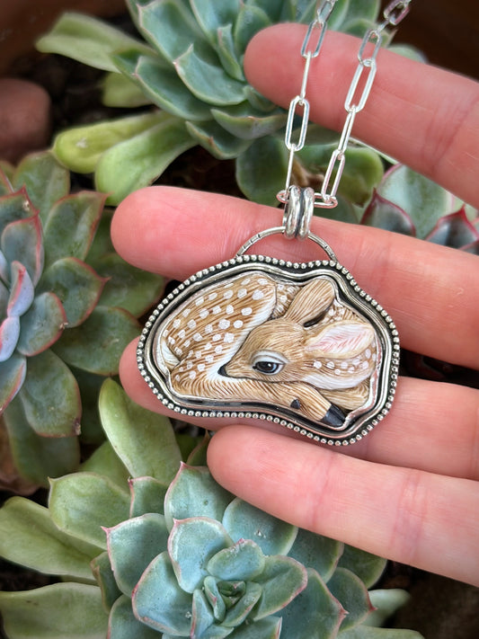 Laura Mears Fawn Pendant