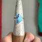 Golden Hills Turquoise Triangle Ring size 7.25