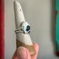 White Buffalo Opalite Ring in size 8.75