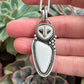 Emerald Basin Variscite + Laura Mears Owl Face Pendant Medium