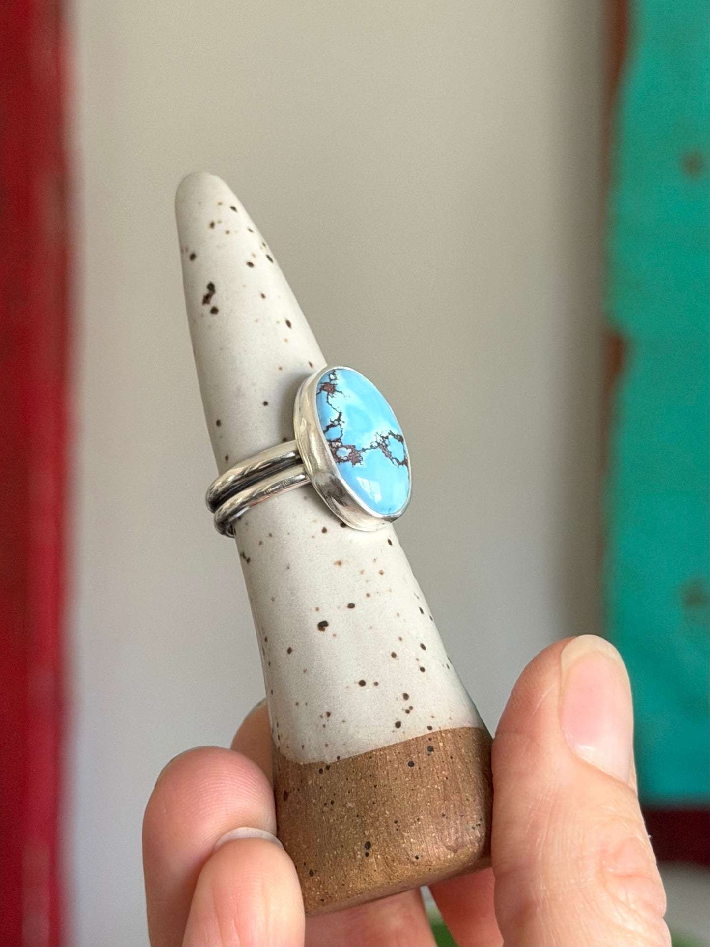 Golden Hills Turquoise Ring size 7