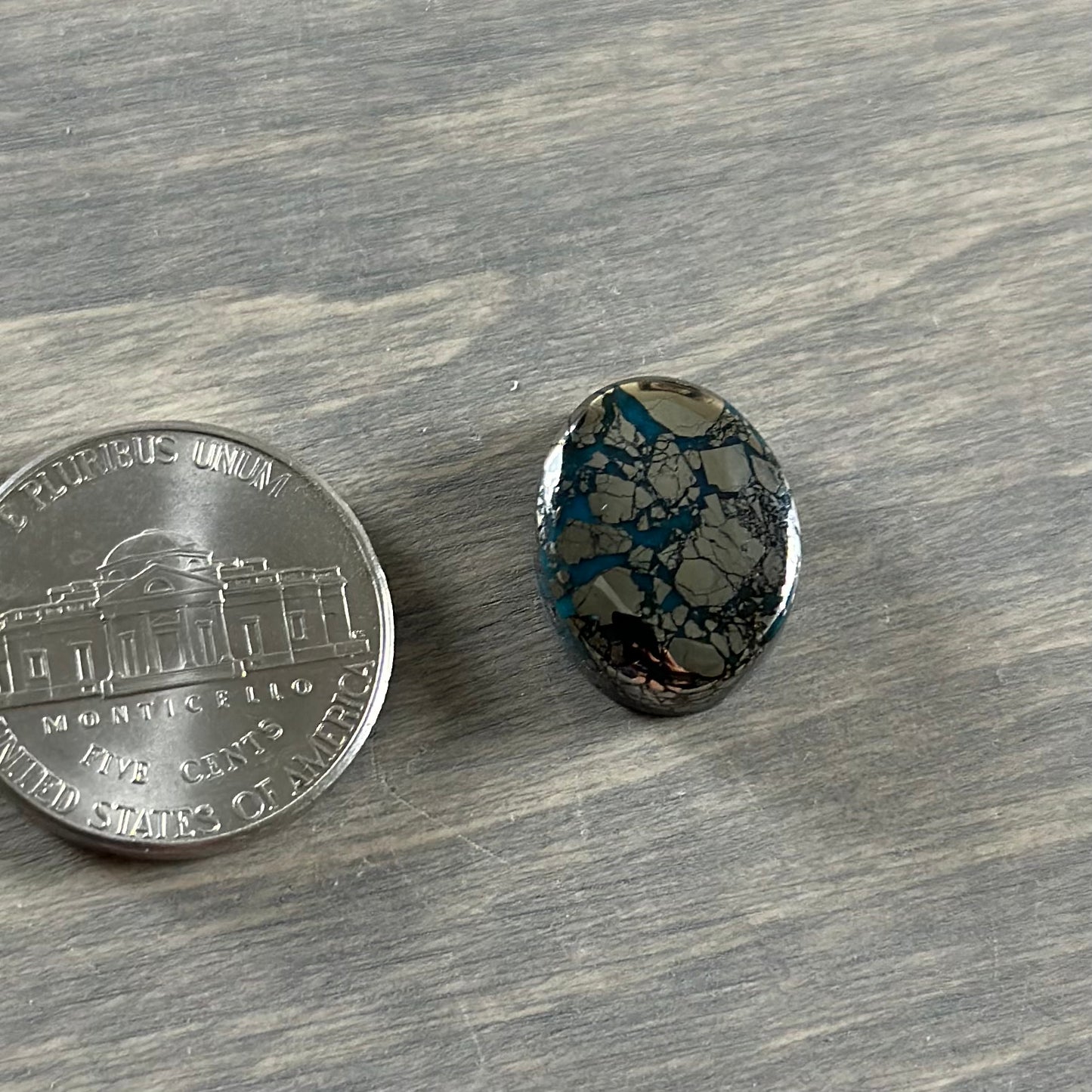 Morenci 2 Turquoise Cabochon 34
