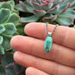 Desert Bloom Variscite High Profile Pendant