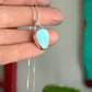 Royston Royal Blue Turquoise Necklace in Pale Blue v3