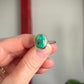 Emerald Valley Turquoise Ring Twist Band in Green size 6.75