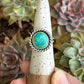 Emerald Valley Turquoise Twist Ring in size 7-3/4