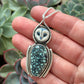 New Lander Variscite Laura Mears Owl Pendant in Blue