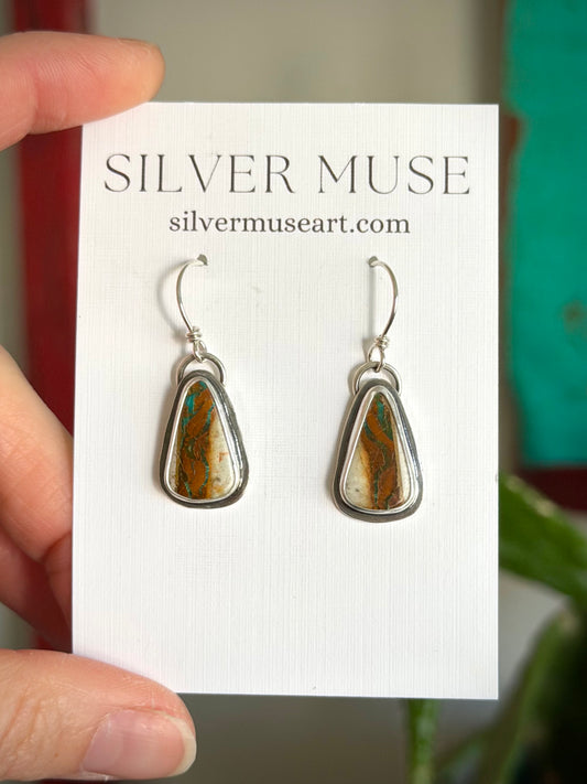 Royston Ribbon Turquoise Earrings