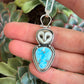 Golden Hills Turquoise + Laura Mears Owl Face Pendant