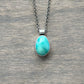 Fox Turquoise Pendant in Green no. 3