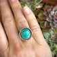Emerald Valley Turquoise Twist Ring in size 7-3/4