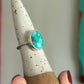 Sonoran Nugget Turquoise Twist Ring size 8