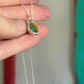 Little Royston Royal Blue Turquoise Necklace in Yellow Ochre + Teal