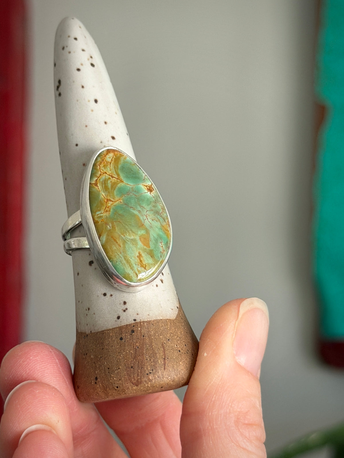 Australian Variscite Ring in size 10