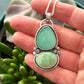 Desert Bloom + Australian Variscite Color Totem Pendant v1