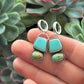 Emerald Valley Turquoise Huggie Hoop Earrings no. 3