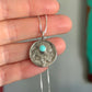 Indian Head Buffalo Nickel Fox Turquoise Necklace 1923