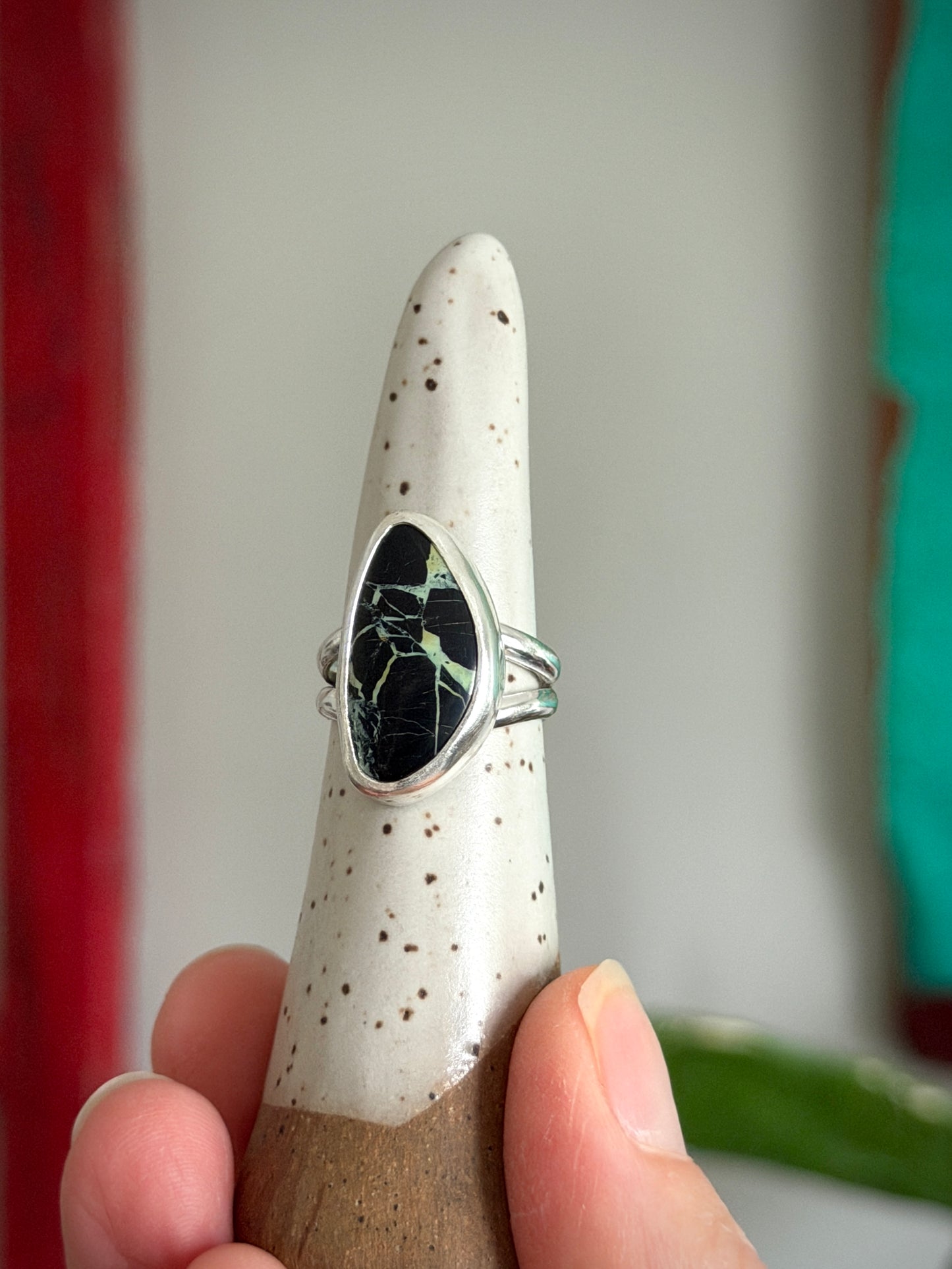 San Pedro Variscite Ring size 6.75