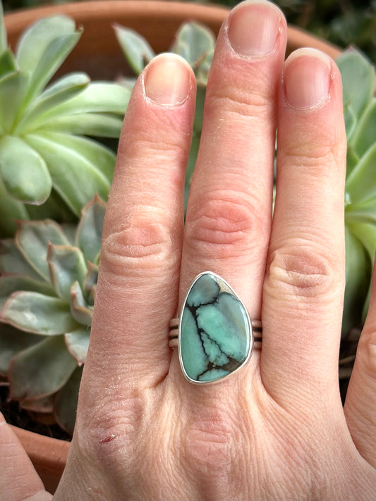 Desert Bloom Variscite Ring size 10