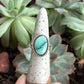 Desert Bloom Variscite Twist Ring in size 6.5