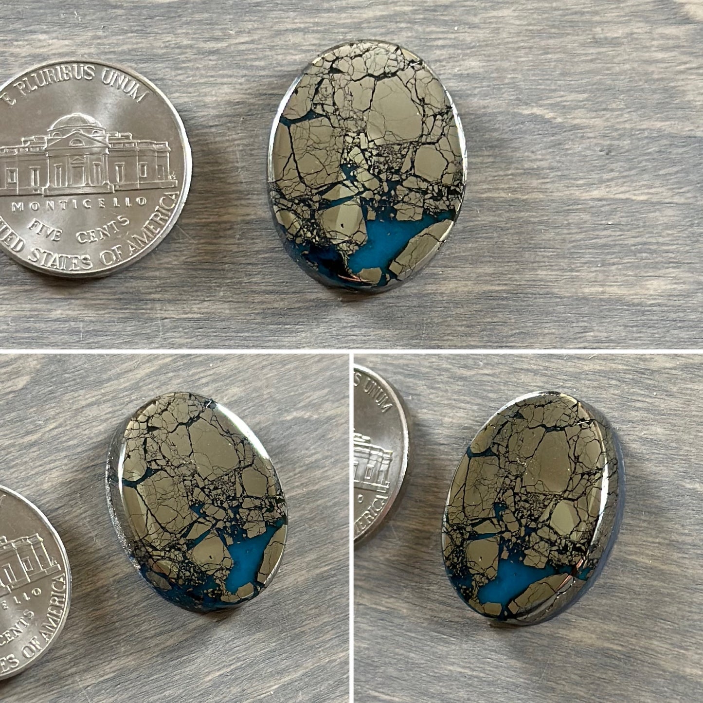 Morenci 2 Turquoise Cabochon 38
