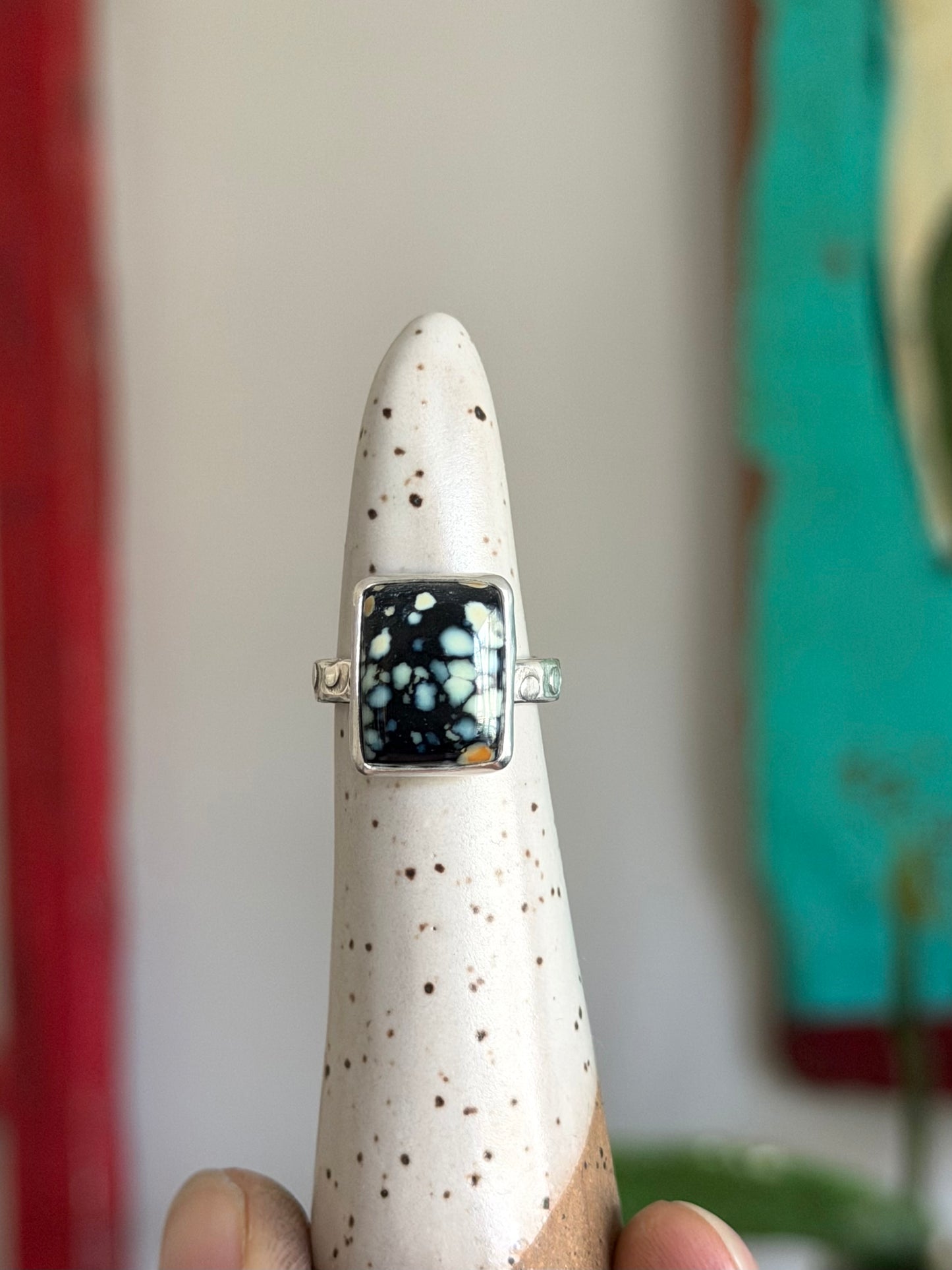 Kaleidoscope Variscite Ring in size 5