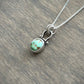 Tiny Royston Turquoise Hinge Pendant no. 12