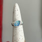 Coober Pedy Opal Ring Diamond Shape size 6.75 STAMPED BAND
