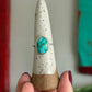 Sonoran Nugget Turquoise Twist Ring size 8