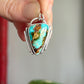 High Grade Royston Turquoise Art Deco Pendant