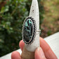 San Pedro Variscite Twist Ring in size 8.5