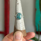 Patagonia Turquoise Stamped Band Ring in size 7.75