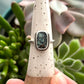 Desert Bloom Variscite Framed Ring in size 7.75