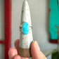 Royston Turquoise Ring size 8 STAMPED BAND