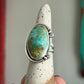 Thunderbird Turquoise Funky Ring size 7