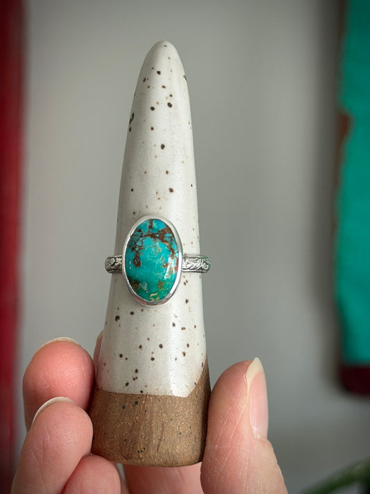 Sierra Bella Turquoise Ring in size 8.5
