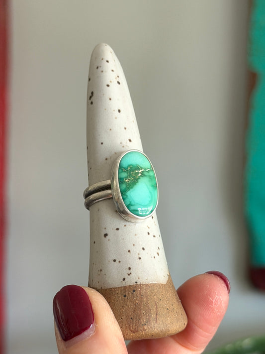 Emerald Valley Turquoise Ring size 8.75