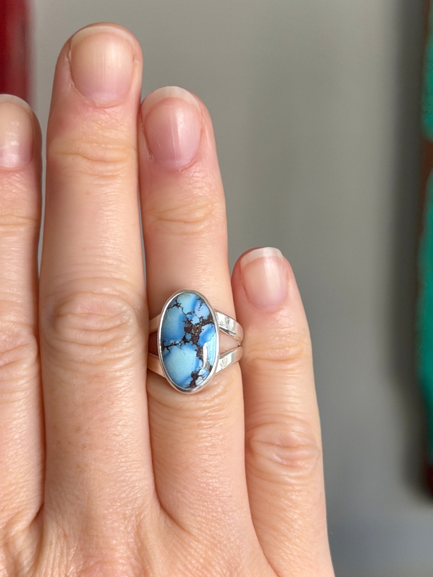 Golden Hills Turquoise Ring size 6.75