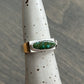Signet Ring with Sonoran Gold Turquoise size 8