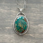 Royston Turquoise Statement Pendant in Green