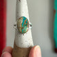 Royston Ribbon Turquoise Ring size 9.25 STAMPED BAND